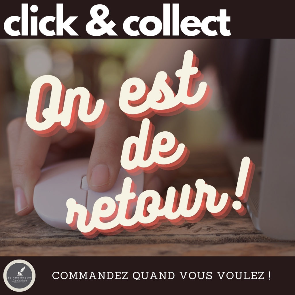 Resautrant Lou Cantoun, les commandes à emporter sont de retour