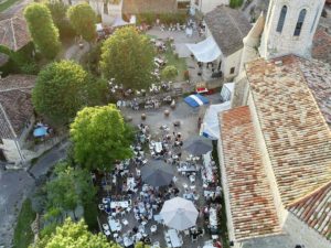 chez bernard gisquet Lou Cantoun Apéro concert _Cestayrol vue du ciel