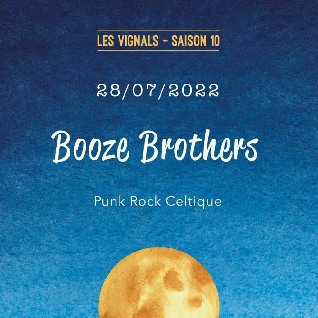 Apéro-concert aux Vignals avec le groupe Booze Brothers